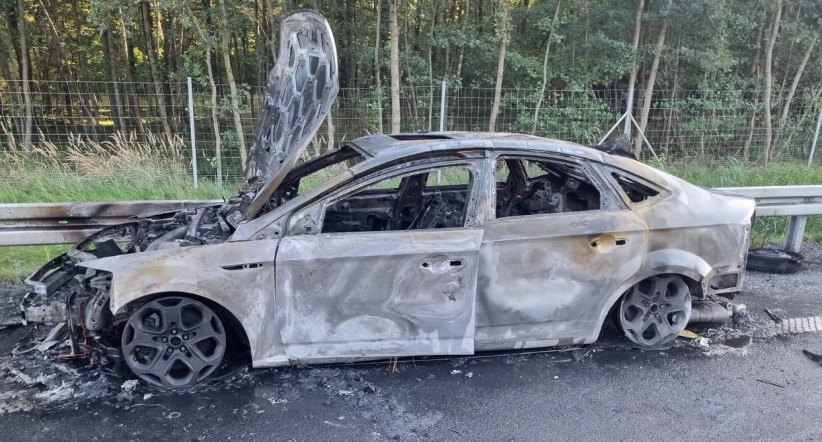 Ford spalił się na A4