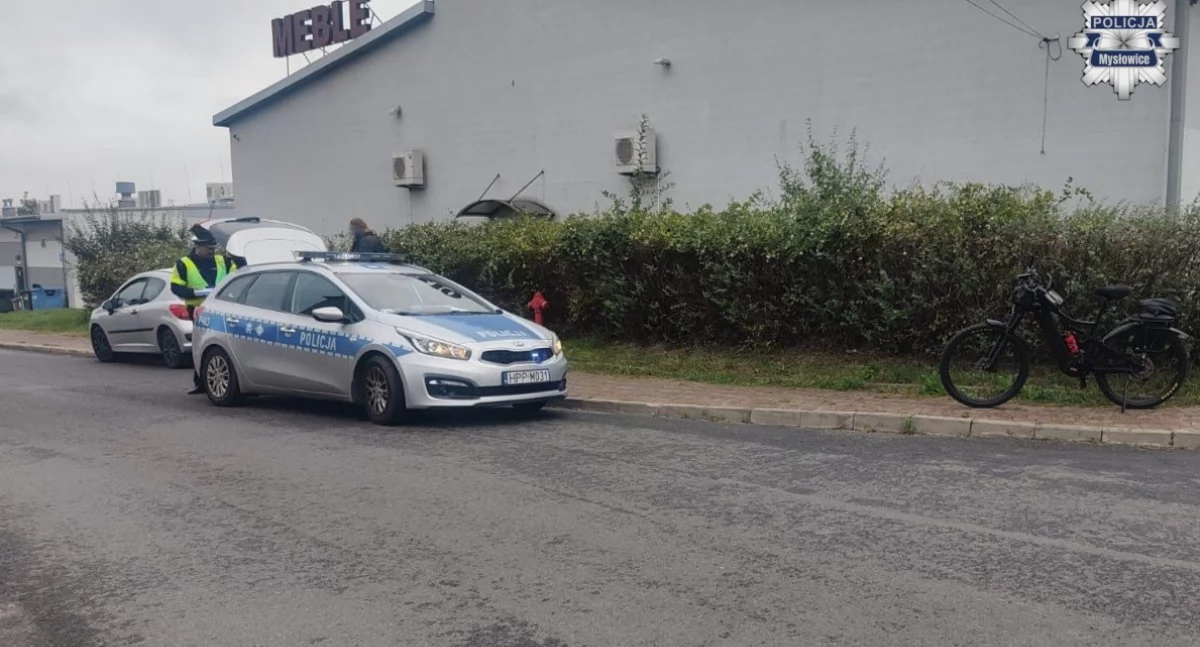Potrącenie rowerzysty na ul. Moniuszki
