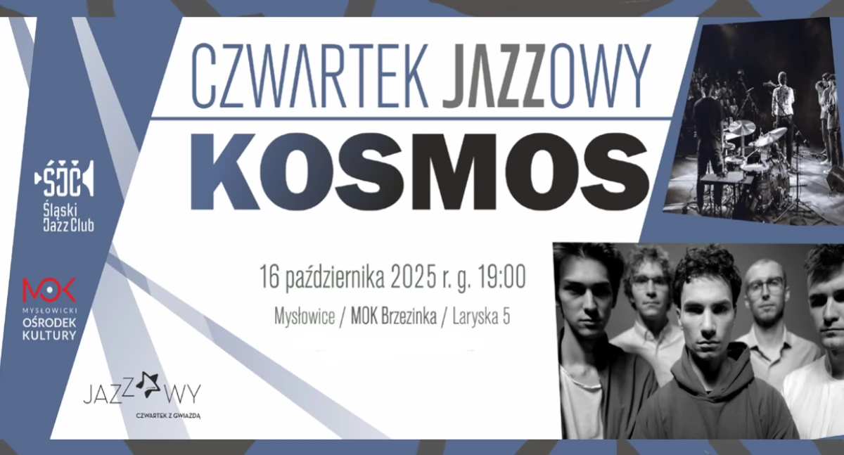 Czwartek Jazzowy w Brzezince. Wystąpi Kosmos