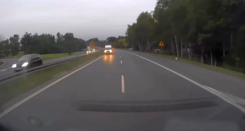O włos od tragedii. Jechał pod prąd na S1