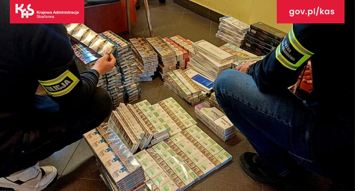 Mundurowi przechwycili ponad 32 tysiące nielegalnych papierosów