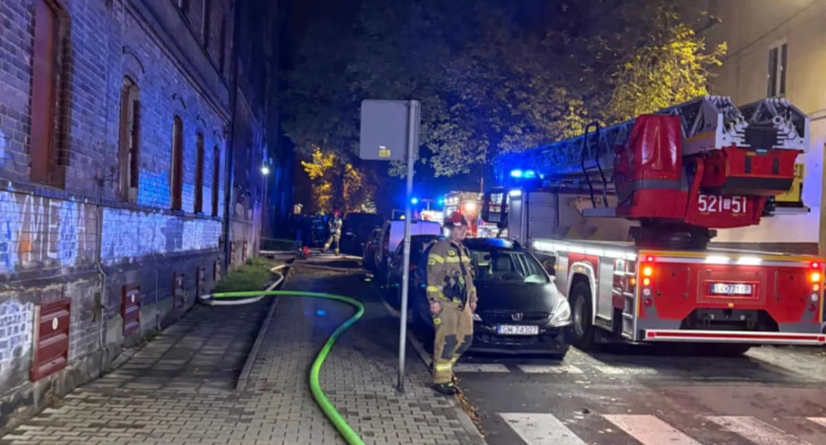 Pożar na Rymerze i zwłoki w piwnicy
