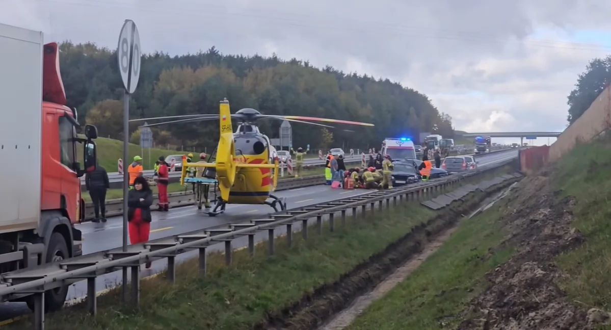 Śmiertelny wypadek na autostradzie A4