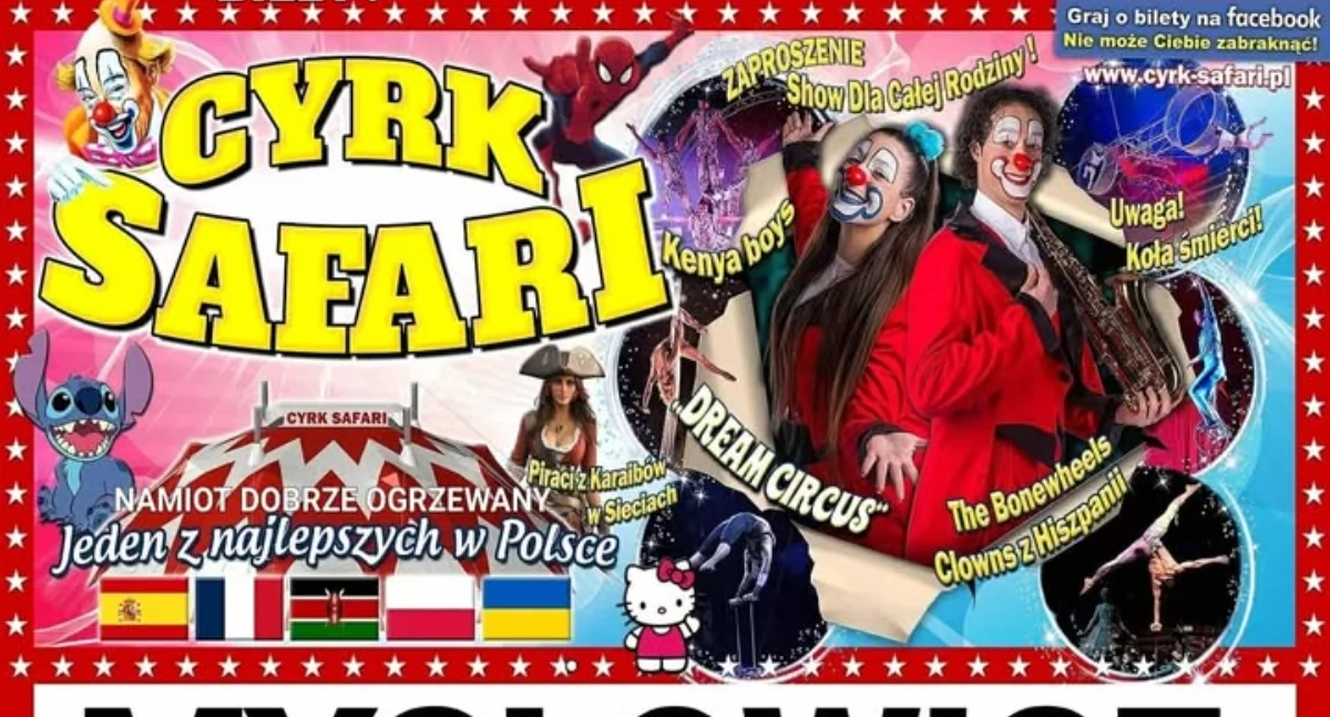 Największy Dream Circus Safari w Mysłowicach już we wtorek! Mamy bilety dla czytelników