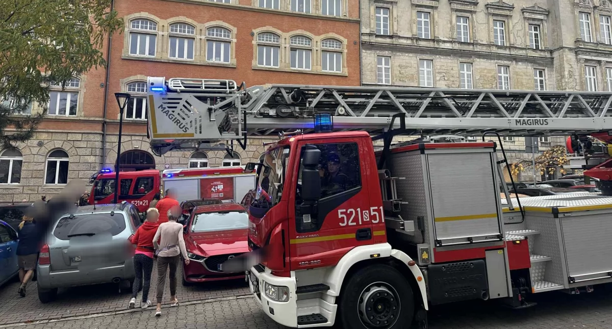 Alarm i ewakuacja Urzędu Miasta Mysłowice