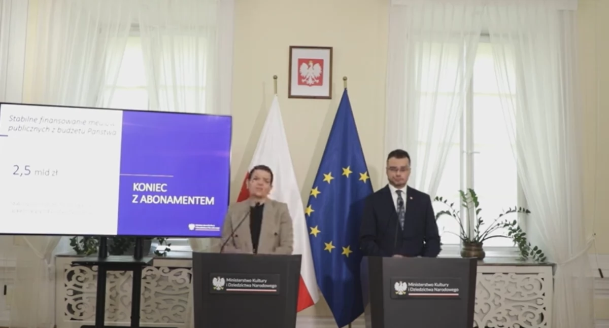 Ministerstwo kultury zapowiada likwidację abonamentu RTV