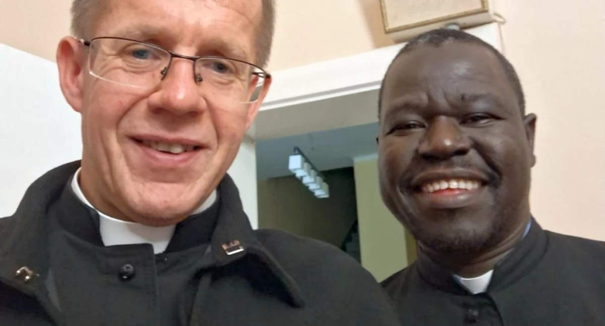 Ksiądz David Okullu z Ugandy gościł w Brzęczkowicach
