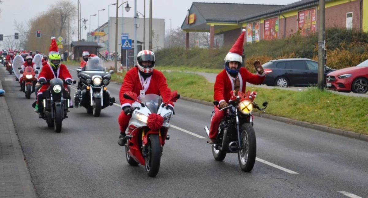 Mikołaje na motocyklach znów obdarują dzieci