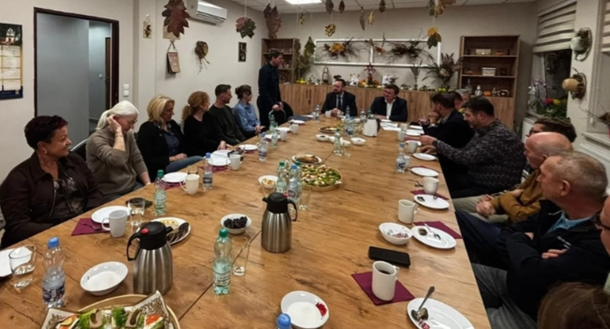 Burmistrz spotkał się z lokalnymi przedsiębiorcami
