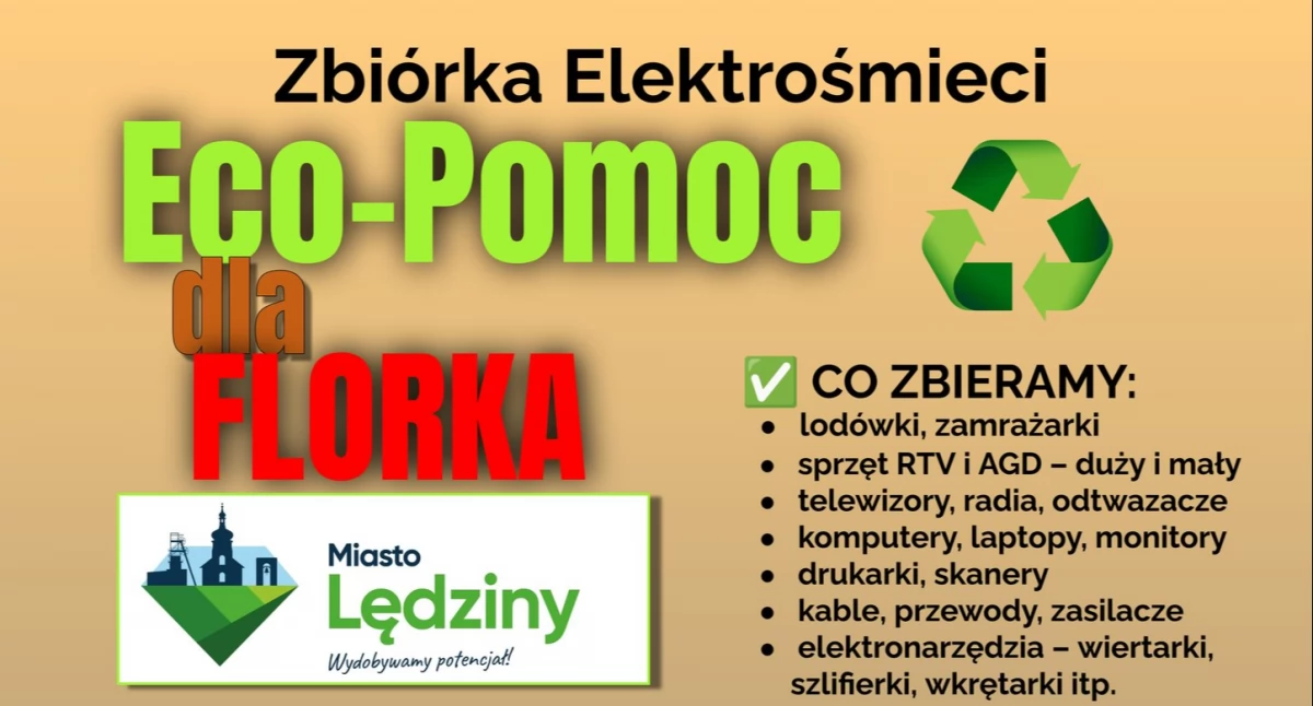 Eco-Pomoc dla Florka – zbiórka elektrośmieci wspierająca leczenie i rehabilitację chłopca z Imielina