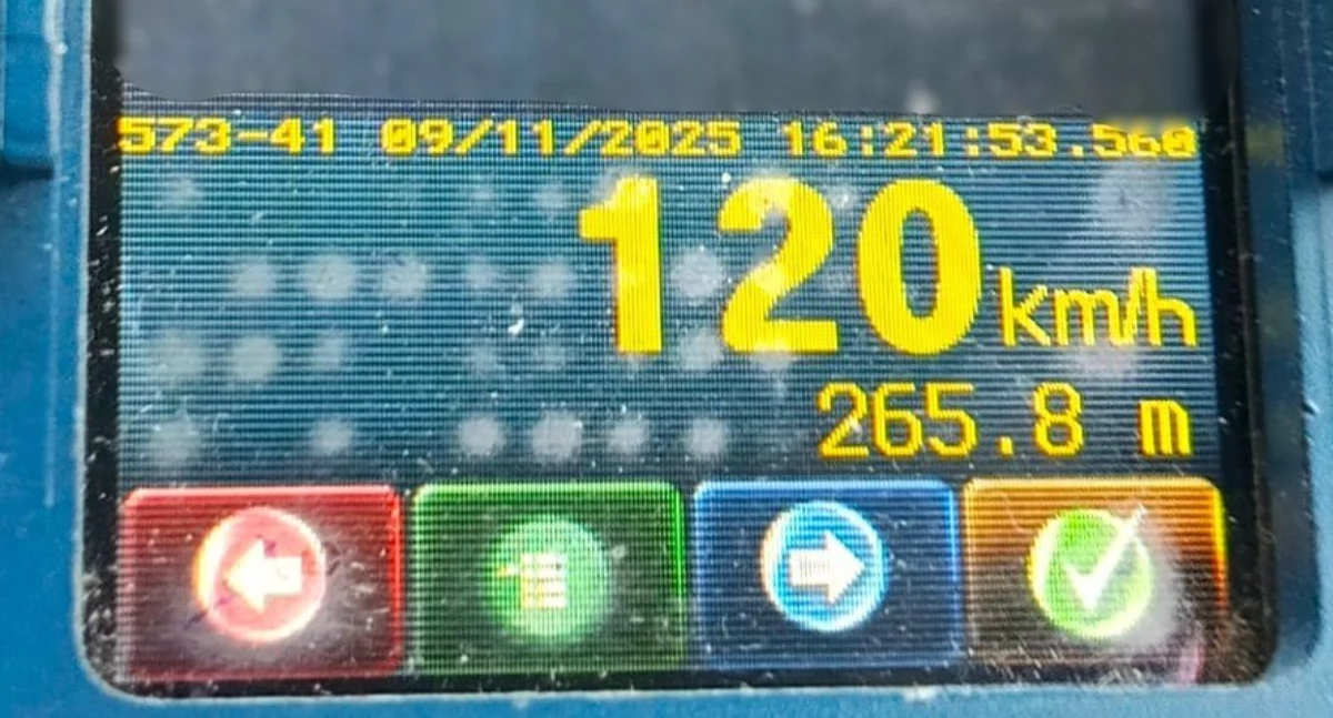 Pędził 120 km/h w obszarze zabudowanym