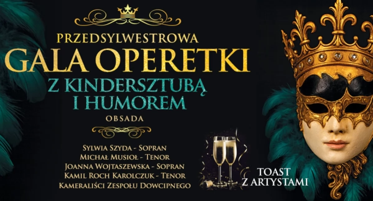 Przedsylwestrowa gala operetki z kindersztubą i humorem w Mysłowickim Ośrodku Kultury