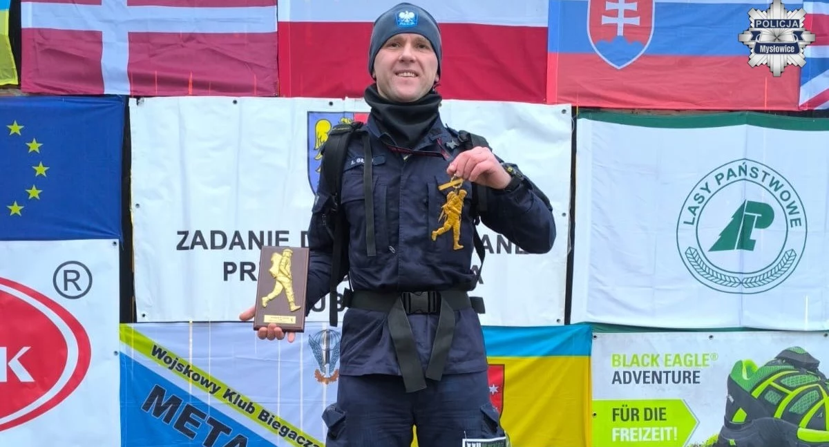 Sierż. Adam Głos najlepszym policjantem Maratonu Komandosa