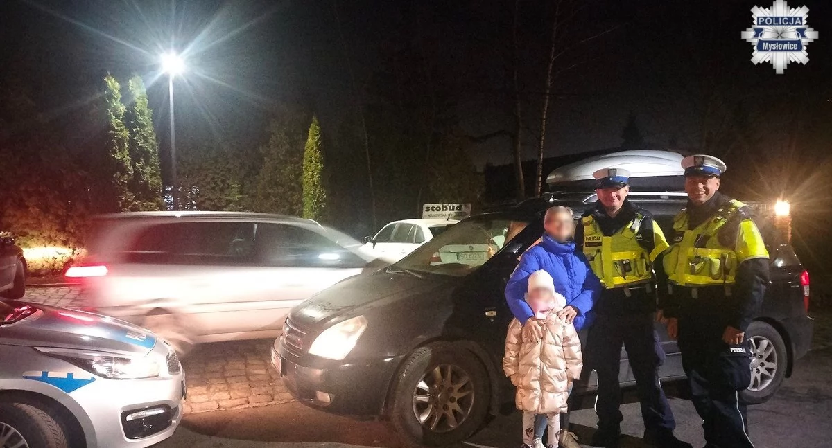 Podziękowania od kierowcy dla policjantów z Mysłowic