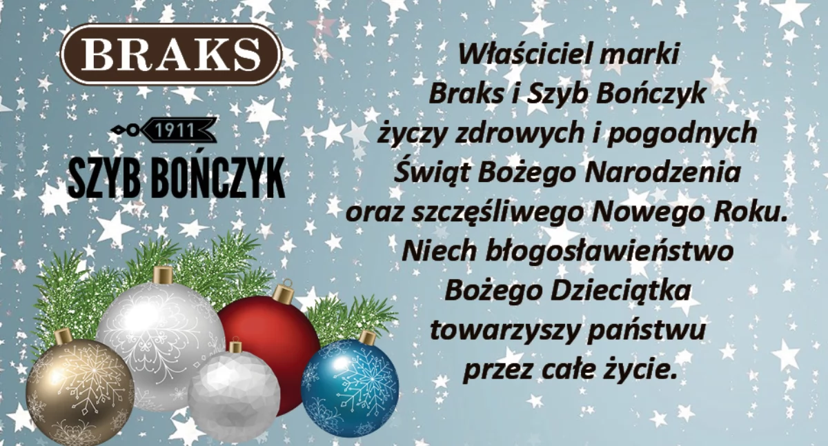  Życzenia od właścicieli Braksa i Szybu Bończyk