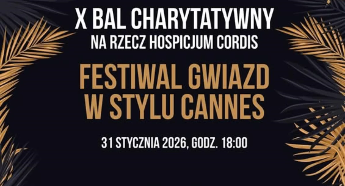 Dobro w eleganckiej oprawie – X Jubileuszowy Bal Charytatywny dla Hospicjum Cordis w Szybie Bończyk
