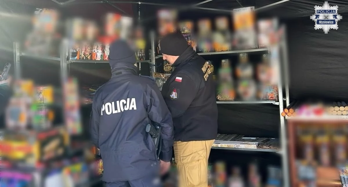 Policja i straż pożarna prowadzą kontrole w punktach sprzedaży fajerwerków