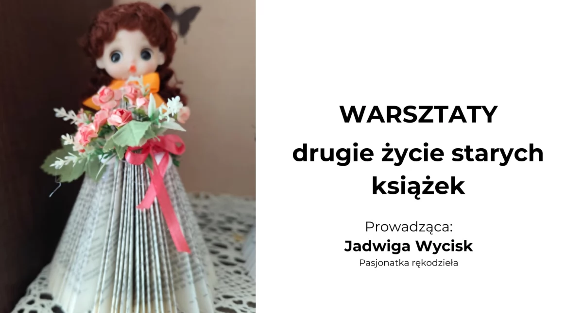 Drugie życie starych książek – zaproszenie na warsztaty rękodzielnicze