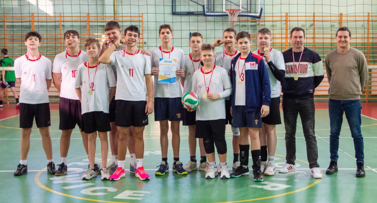 Miejski finał siatkówki chłopców