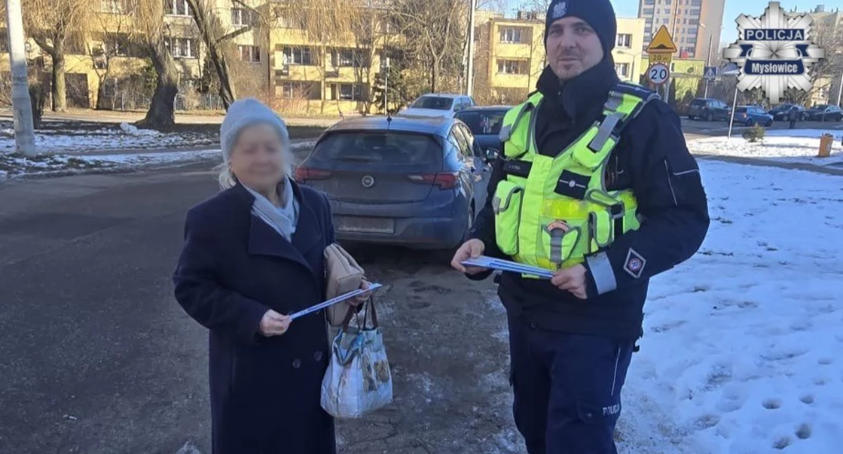 Babcia widoczna – Babcia bezpieczna! Mysłowiccy policjanci zadbali o bezpieczeństwo seniorów