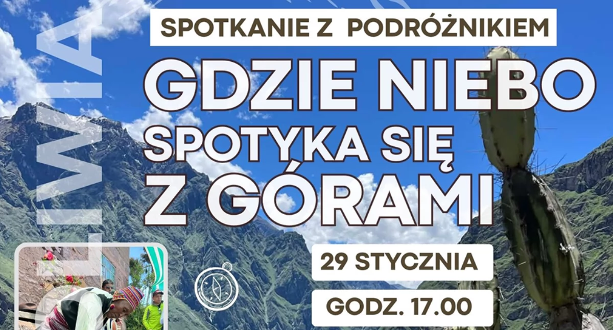 Spotkanie z podróżnikiem Wojtkiem Pająkiem