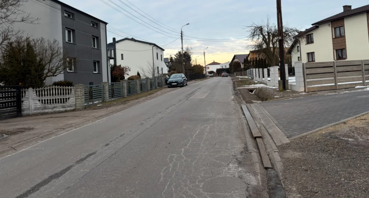 Geodeci na ul. Plebiscytowej 