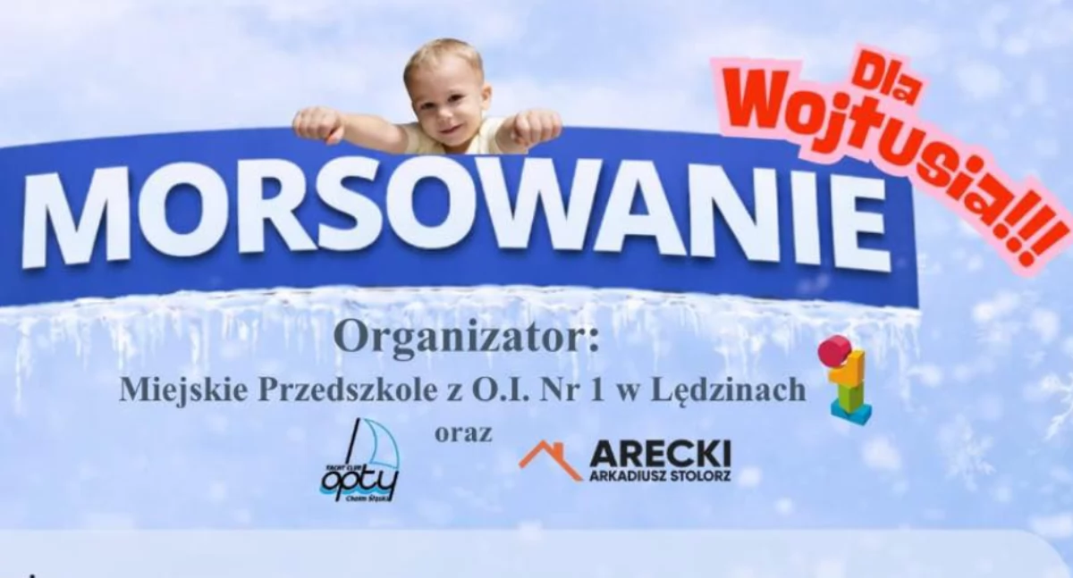 Charytatywne morsowanie dla Wojtusia nad zalewem