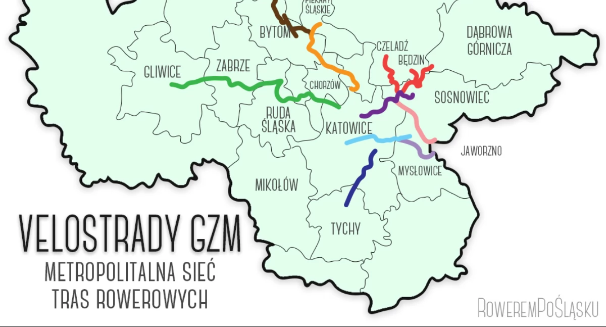 Velostrada w Mysłowicach – szybka trasa rowerowa połączy miasto z Katowicami i Jaworznem