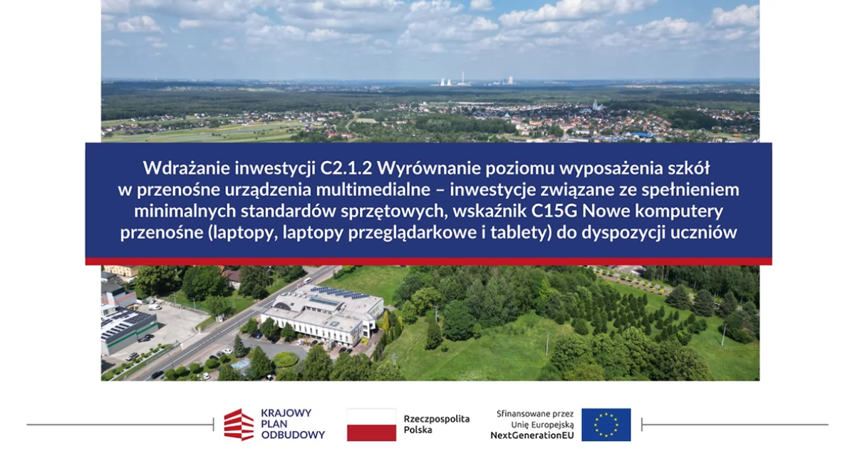 Blisko 600 tysięcy złotych na cyfryzację szkół w Lędzinach. Laptopy dla szkół 