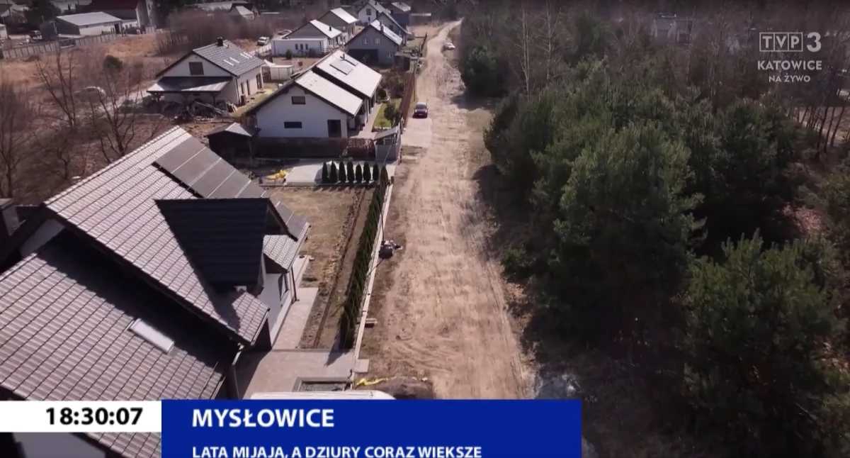 Ulica Miodowa w Mysłowicach w Aktualnościach TVP3 Katowice