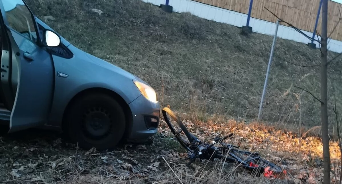Uciekał na rowerze z narkotykami