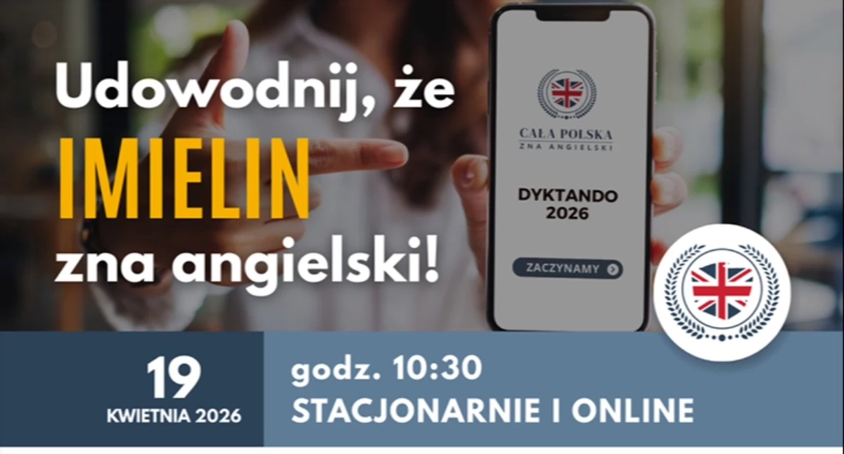Czy Imielin zna angielski? Podejmij wyzwanie w ogólnopolskim dyktandzie „Cała Polska zna angielski”
