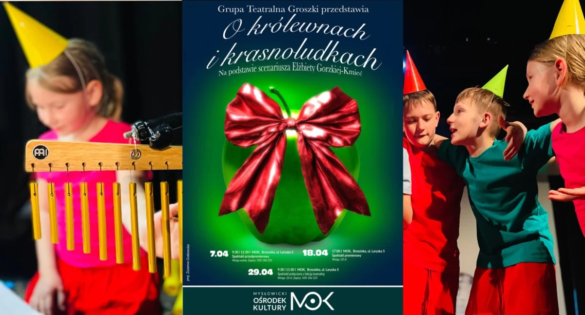 Świetna rozrywka dla małych i dużych widzów. Zaprasza Grupa Teatralna Groszki
