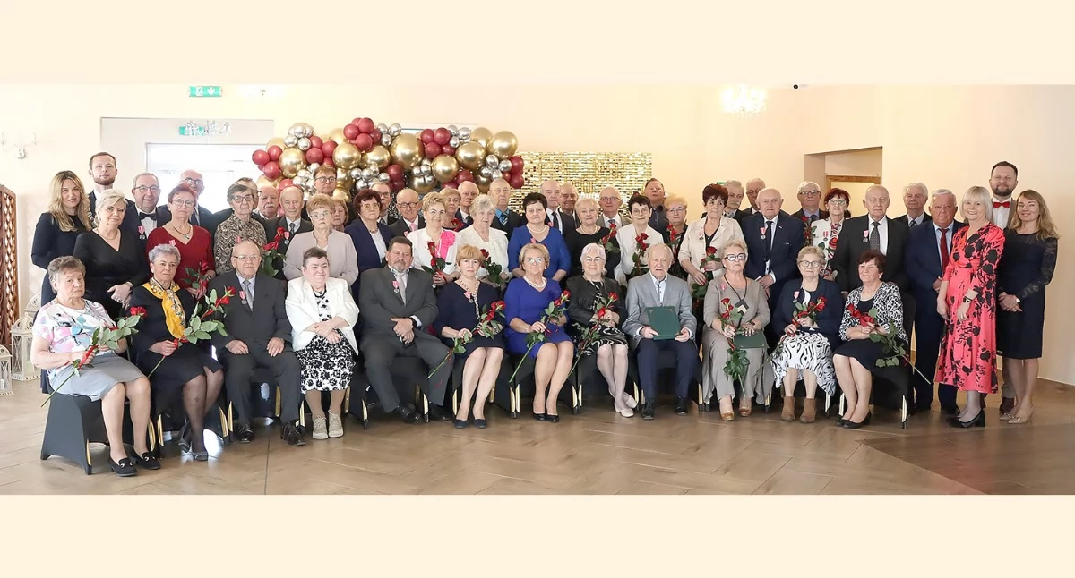Jubileusze długoletniego pożycia małżeńskiego - złote gody w Lędzinach