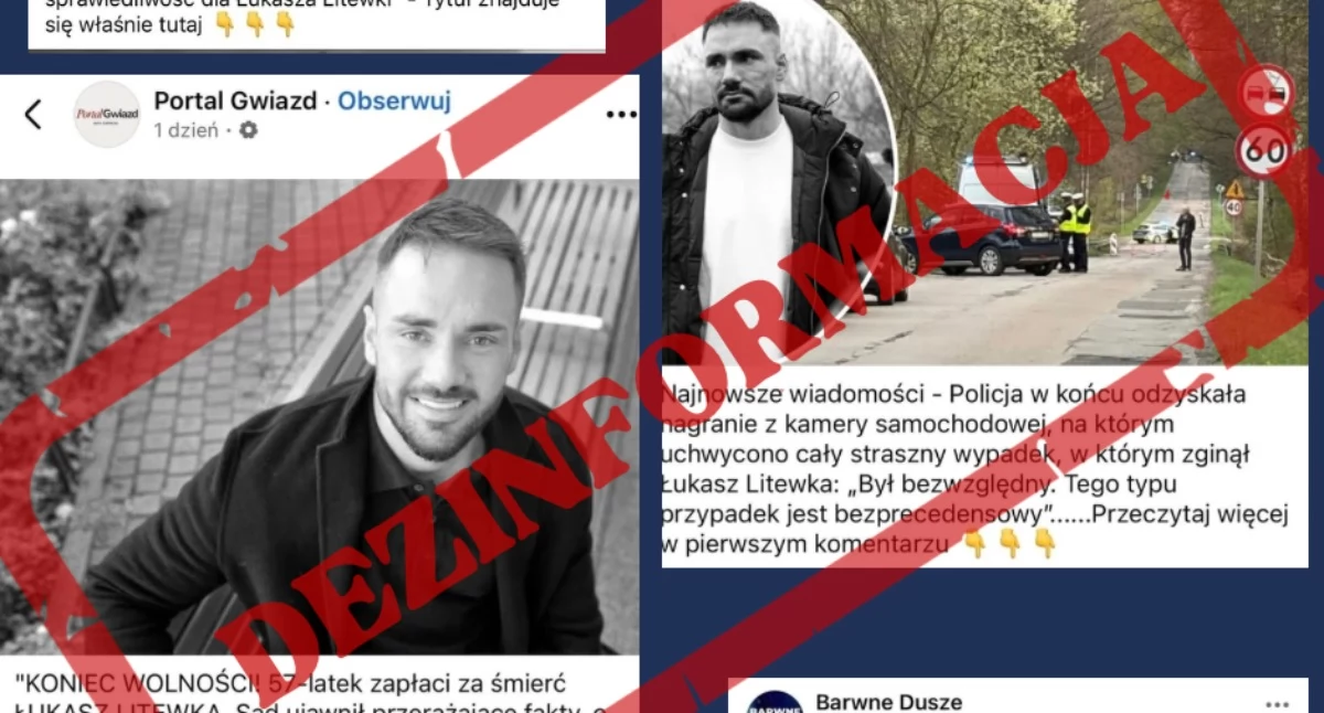 Fala fake newsów po tragicznej śmierci posła Łukasza Litewki. Policja dementuje kłamstwa