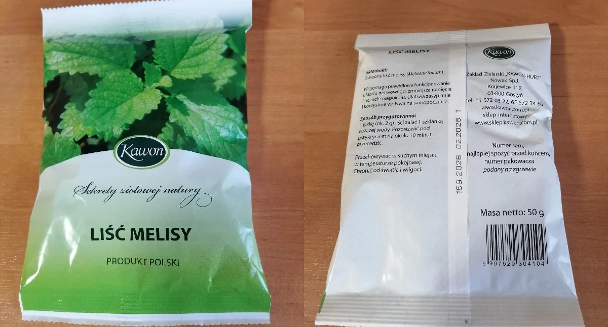 Salmonella w popularnej melisie. GIS ostrzega przed spożyciem