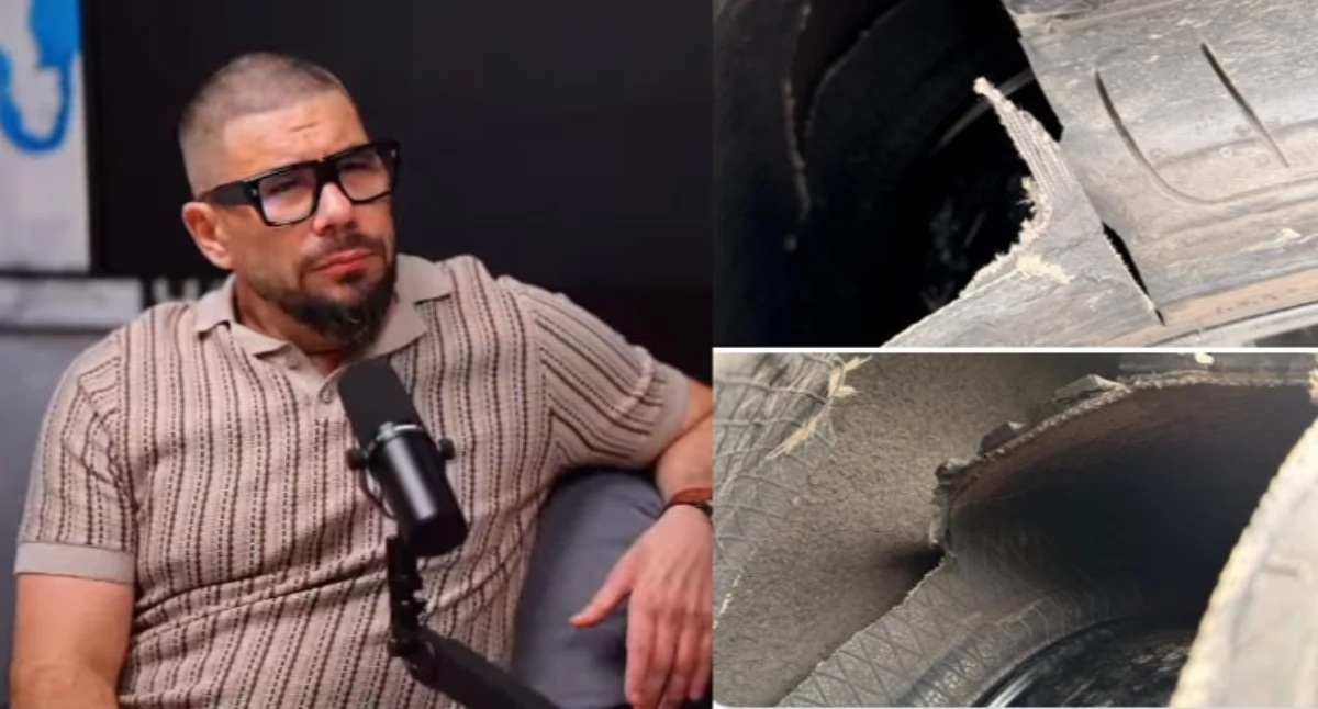 Wystrzał opony na autostradzie A4 w Mysłowicach. Szalony Reporter złożył zawiadomienie do prokuratury