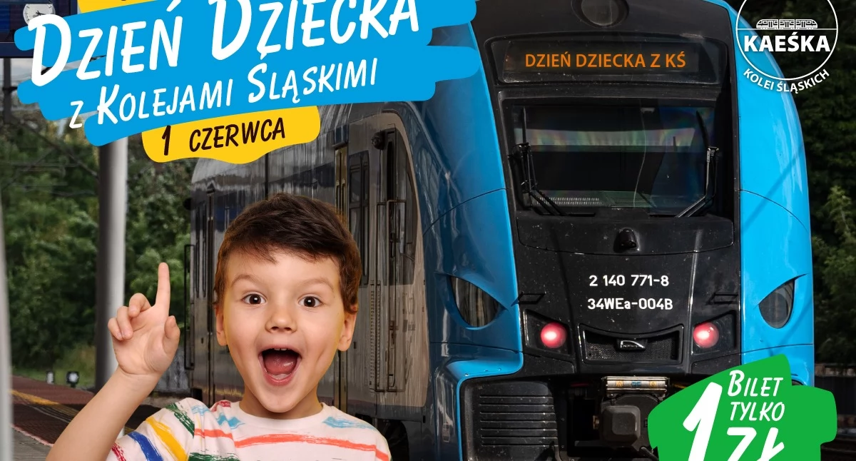 Dzień Dziecka z Kolejami Śląskimi za złotówkę
