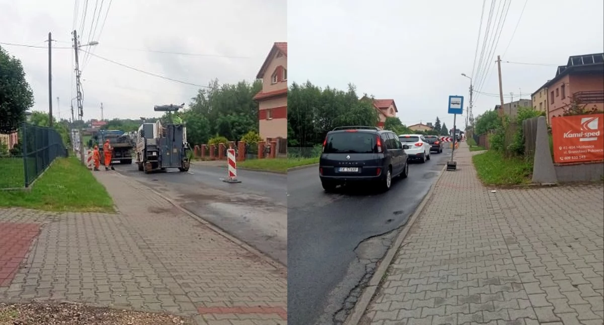 Na ul. Pukowca rozpoczął się remont. Światła i ruch wahadłowy