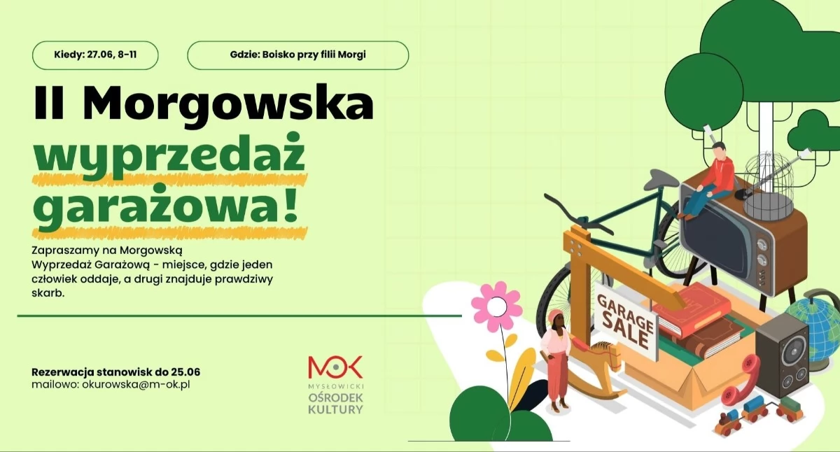 Wietrzenie szaf, piwnic i strychów na Morgach. Nadchodzi druga edycja wyprzedaży garażowej