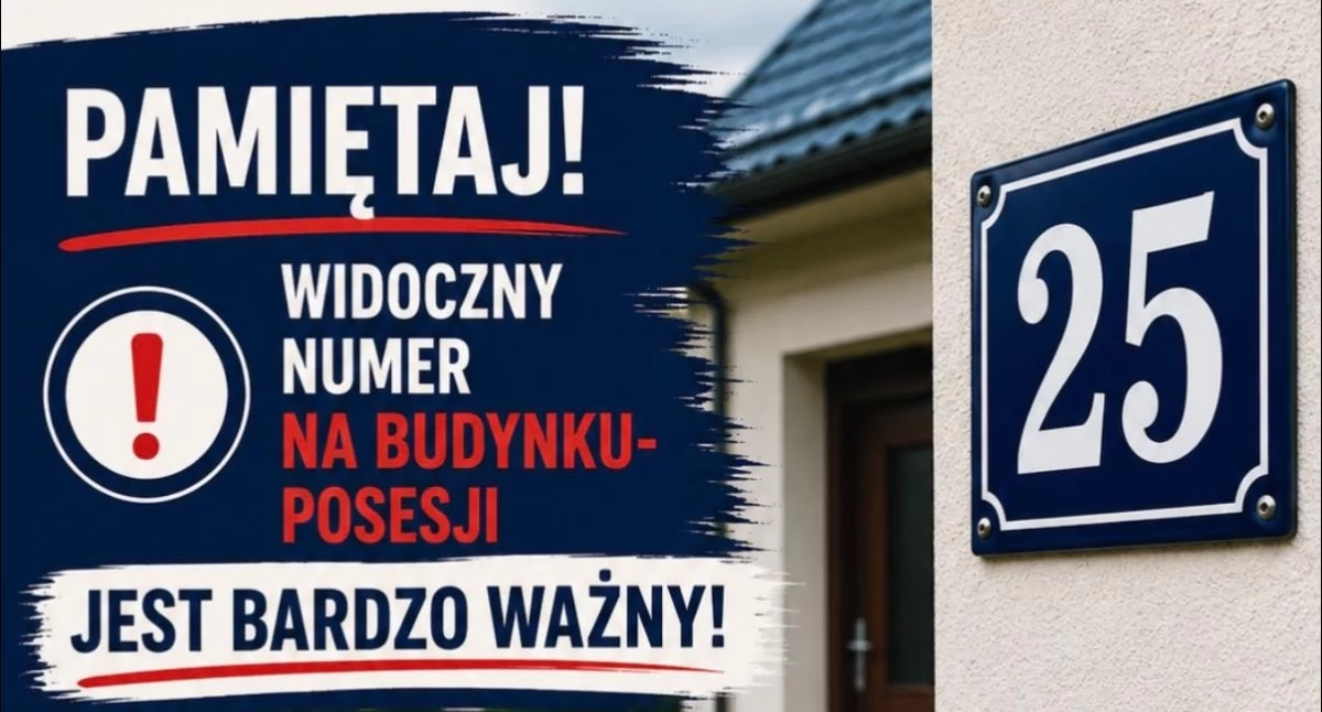 Czy Twój dom ma widoczny numer? Urząd przypomina: to obowiązek, który ratuje życie