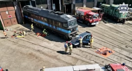 Katastrofa na torach, ranni i ładunek wybuchowy. Wsp&hellip;