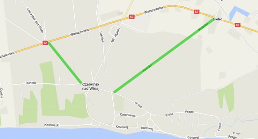 Zostanie zamknięty zjazd ze skrzyżowania w Czerwińsku