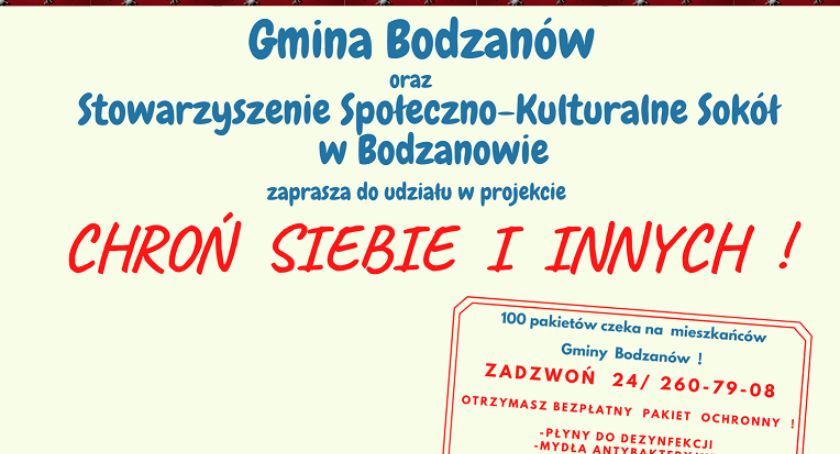 „Chroń siebie i innych” Sokół Bodzanów