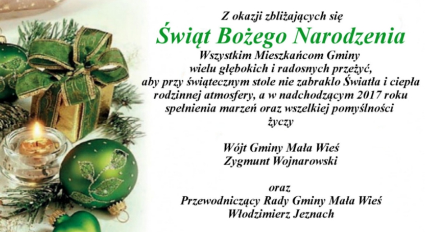 Życzenia Świąteczne Mała Wieś