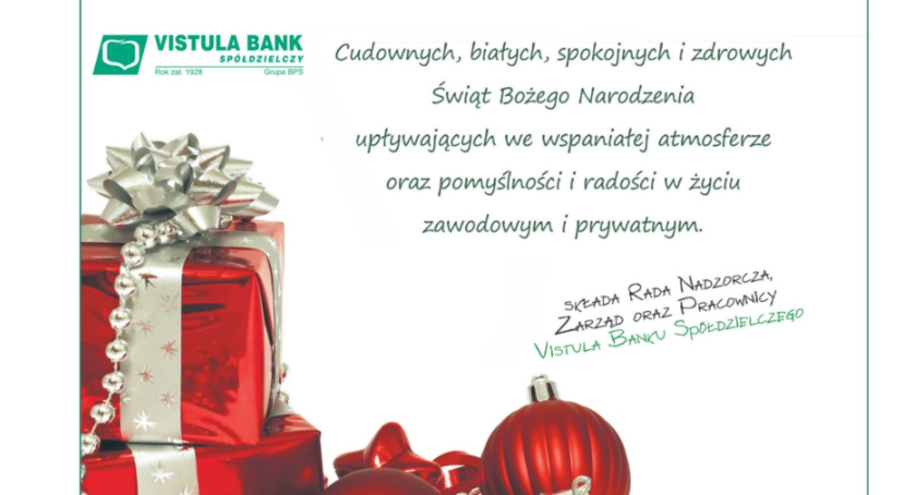 Życzenia Świąteczne Bank Vistula
