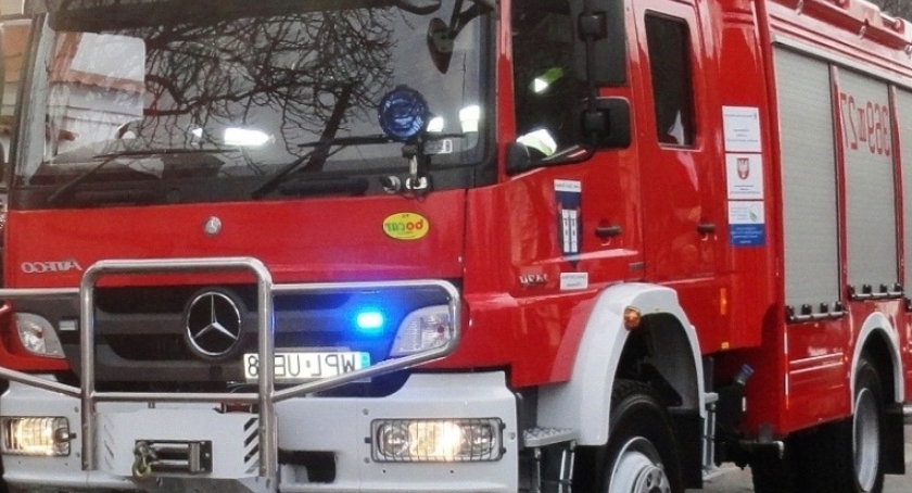 Pożar sadzy w kominie