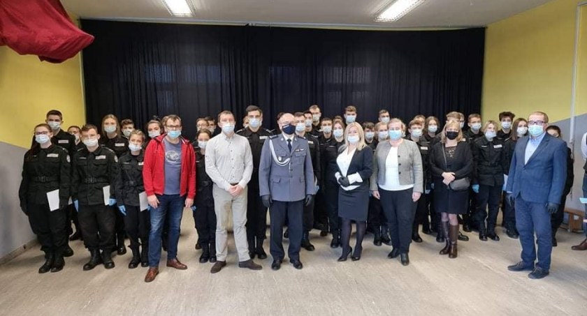 Uroczyste mianowanie kadetów w ZS Czerwińsk
