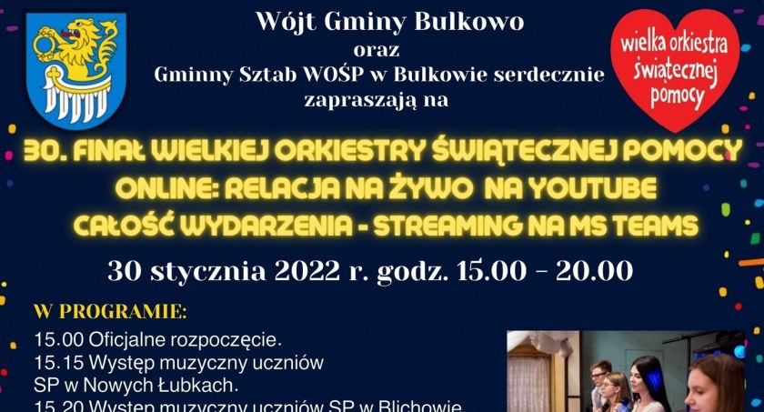 30 Finał Sztabu WOŚP w Bulkowie 
