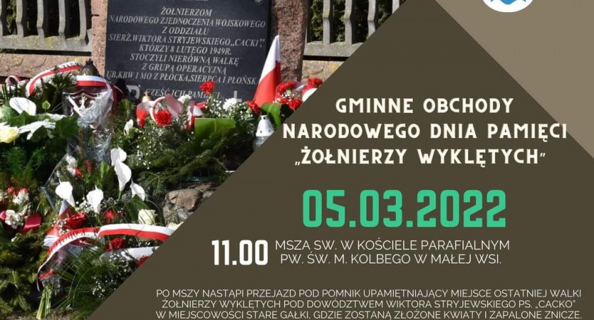 Gminne Obchody Narodowego Dnia Pamięci „ŻOŁNIERZY WYKLĘTYCH” Mała Wieś – 05.03.2022